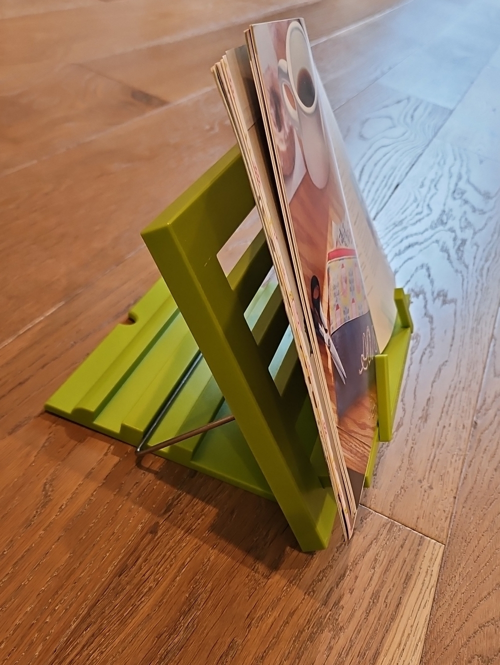 Adjustable Lime Green Book Stand